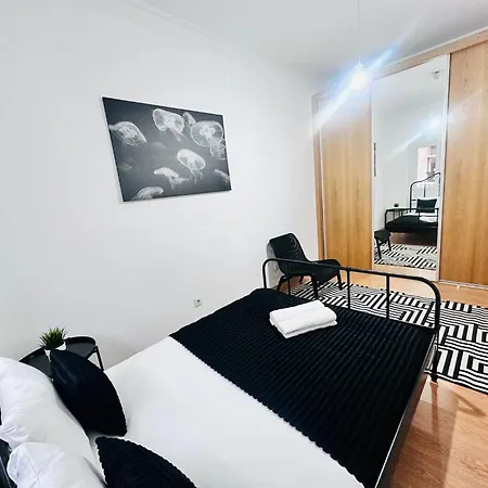 Spacious Lisbon Flat, Great Location For Tourists, Free Parking Apartment Amadora